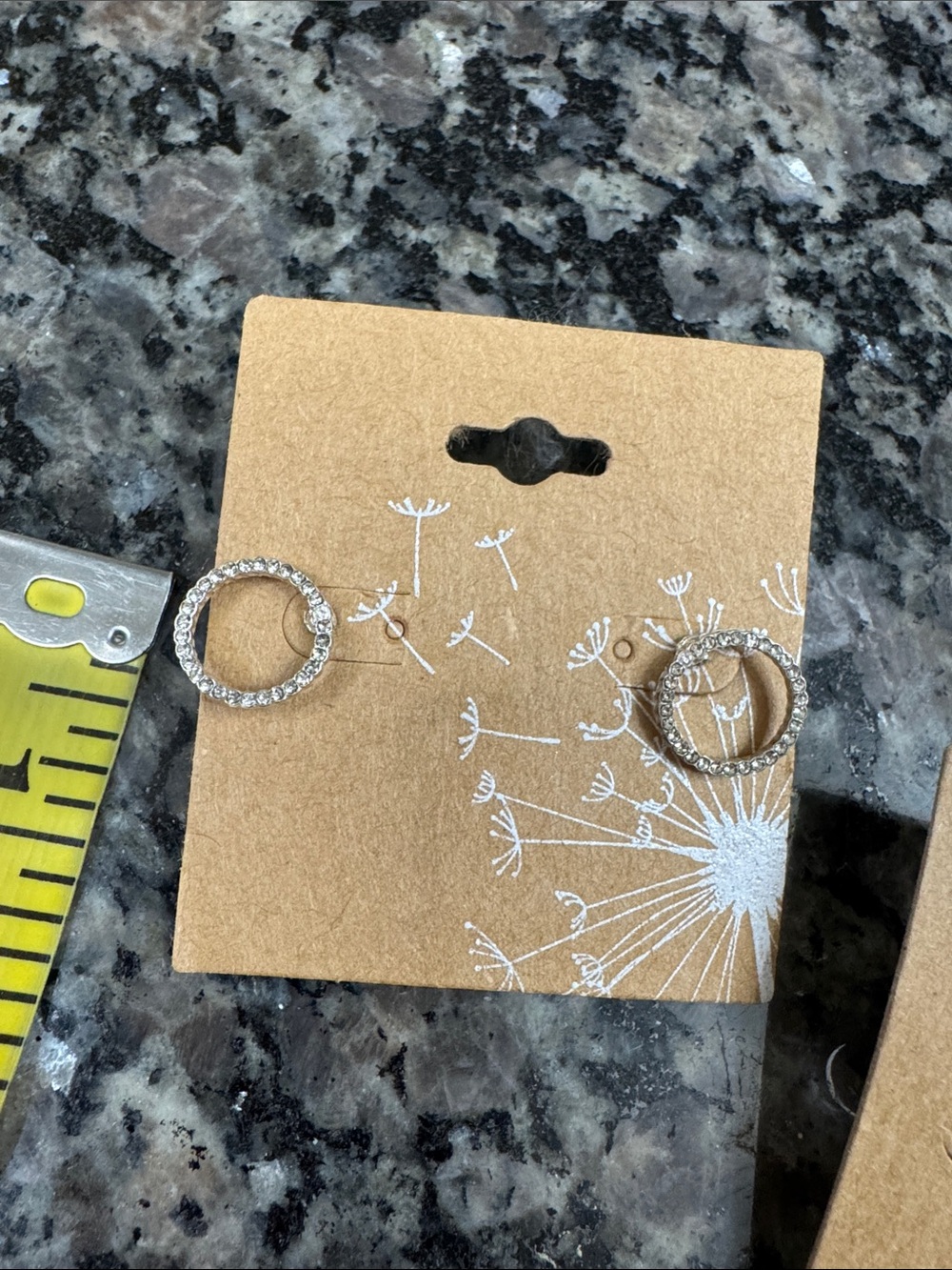 Gold-Tone Hoop and Stud Earring Set - 925 Sterling Silver Accent jewelry bundle - Picture 2 of 11